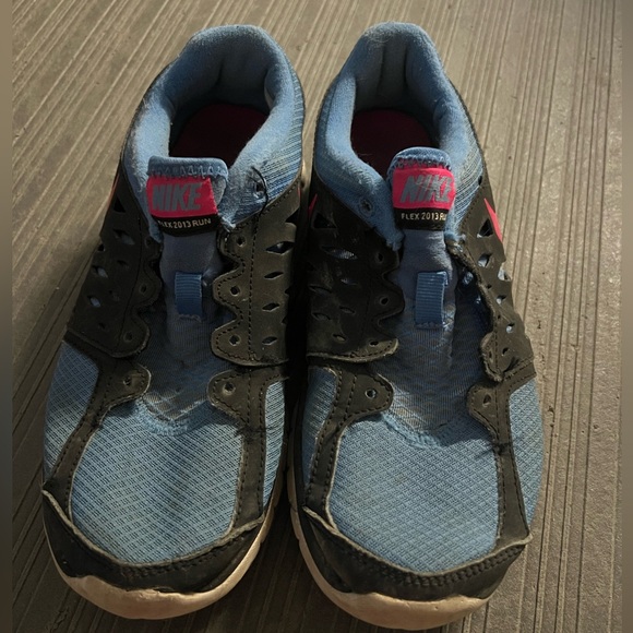 Nike Flex 2013 Run Blue Sneakers - Picture 2 of 4